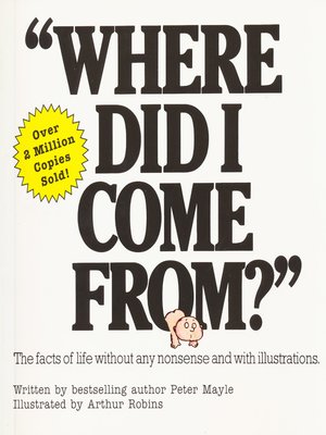 cover image of "Where Did I Come From?"